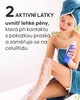 Praskající textura pěny Cellublue na pokožce
