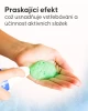 Praskající pěna proti celulitidě Cellublue detail textury
