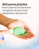 Aplikacja pianki wyszczuplającej Cellublue na uda