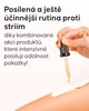 Aplikace krému proti striím z balíčku Cellublue na pokožku