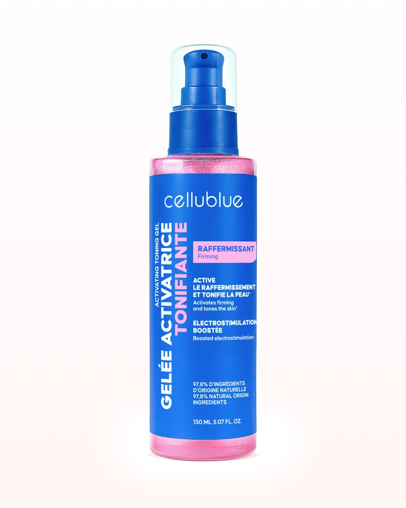 Gel conduttore tonificante Cellublue per elettrostimolazione EMS