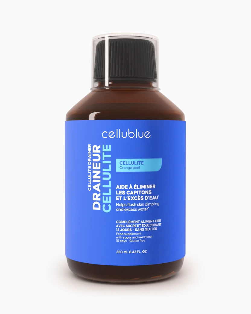 Cellublue Celldrain kapky na pomerančovou kůži pohled zblízka