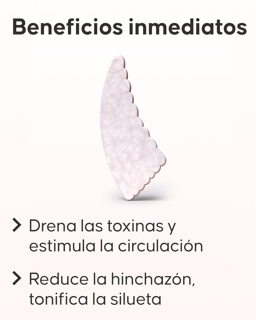 Masaje anticelulítico con Gua Sha Cellublue en el vientre
