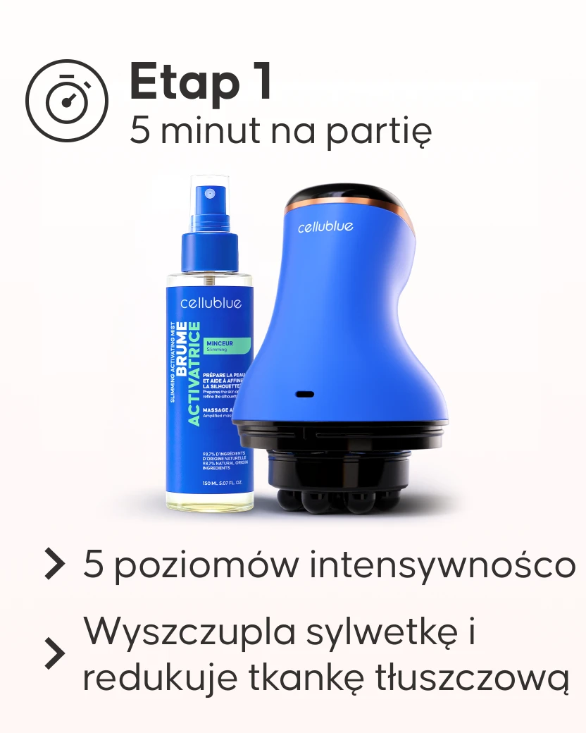 Zestaw Expert wyszczuplający Cellublue zawartość opakowania - 5