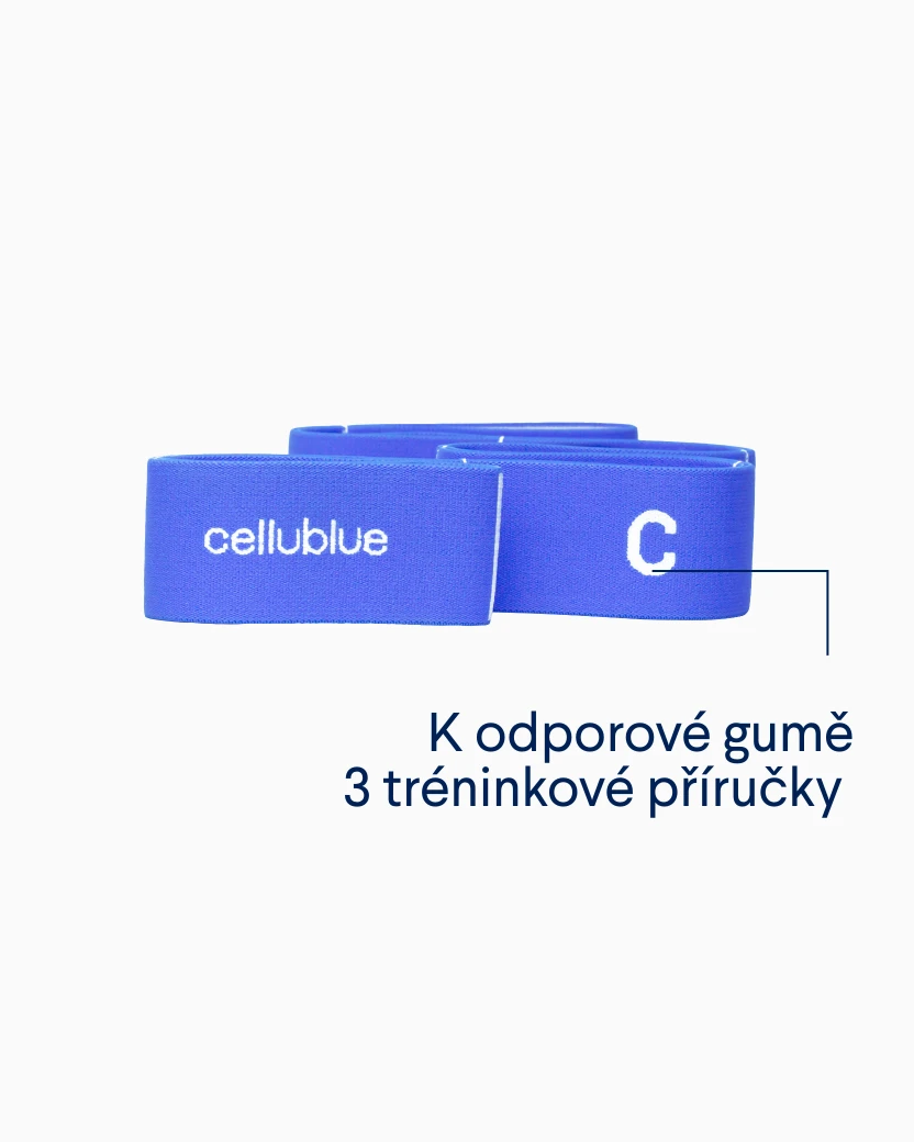 Fitness sada s odporovou gumou - 3
