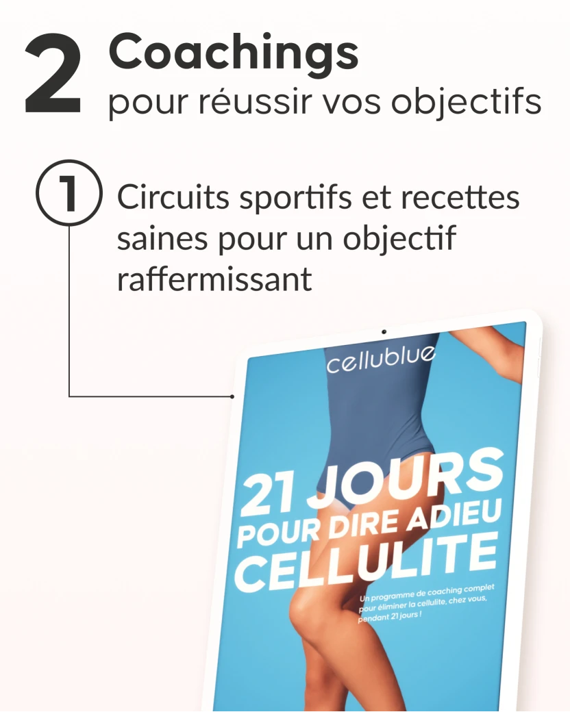 Bienfaits du gel douche anti-cellulite Cellublue sur les jambes