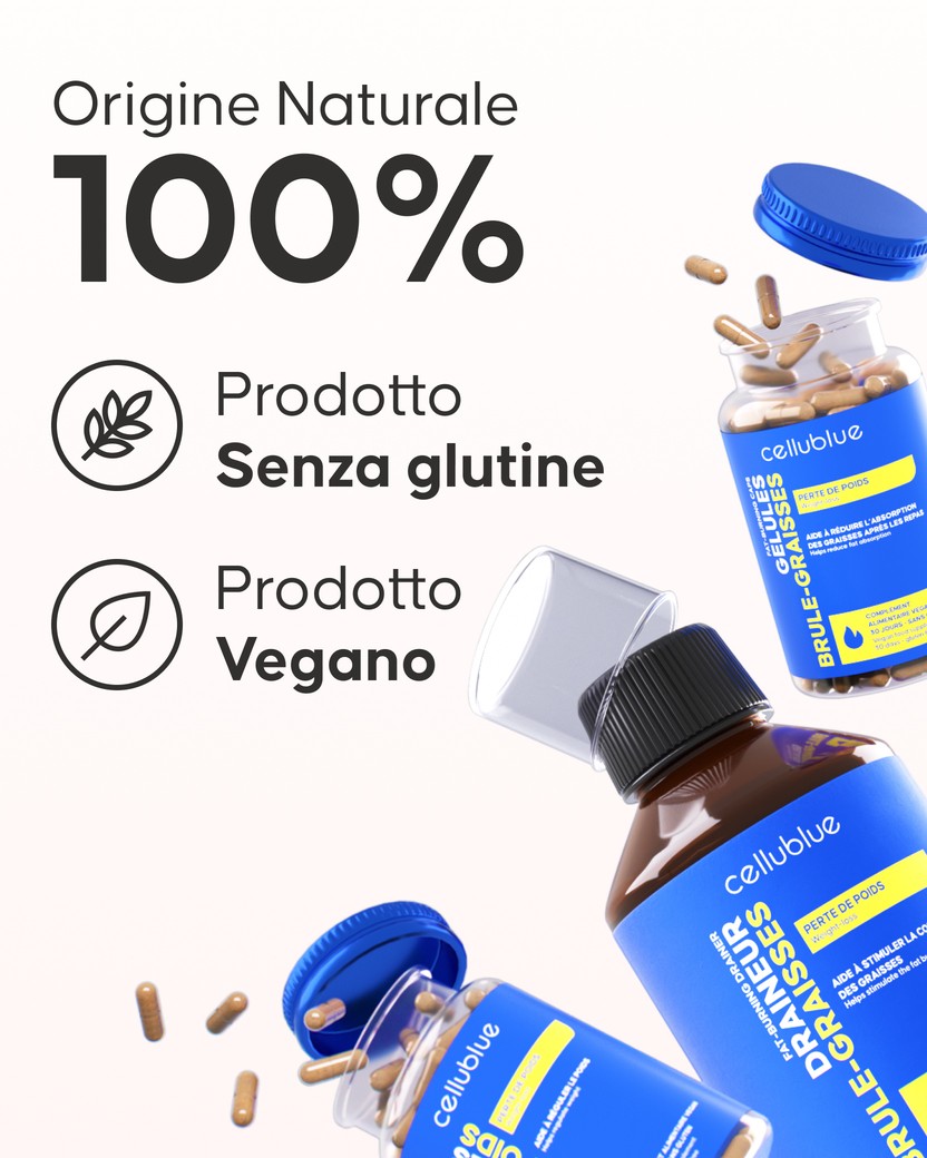 Modalità di utilizzo capsule perdita di peso Cellublue 30 giorni