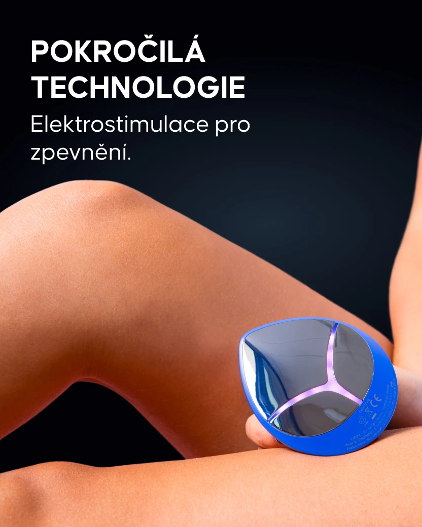 EMS zpevňující přístroj Cellublue detail ovládání