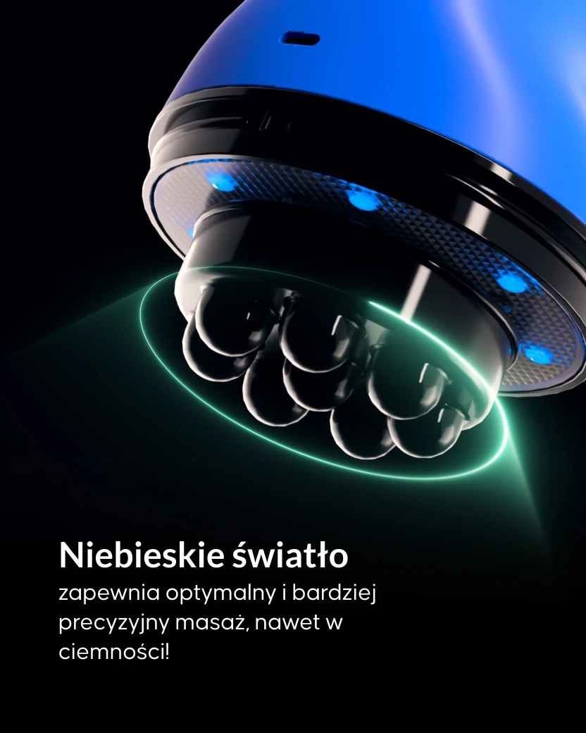 Bezprzewodowy masażer Cellublue z 5 poziomami intensywności