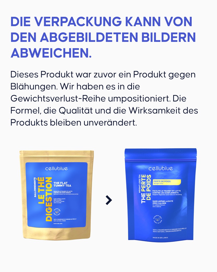 Cellublue Abnehm Tee Lifestyle Anwendung im Alltag