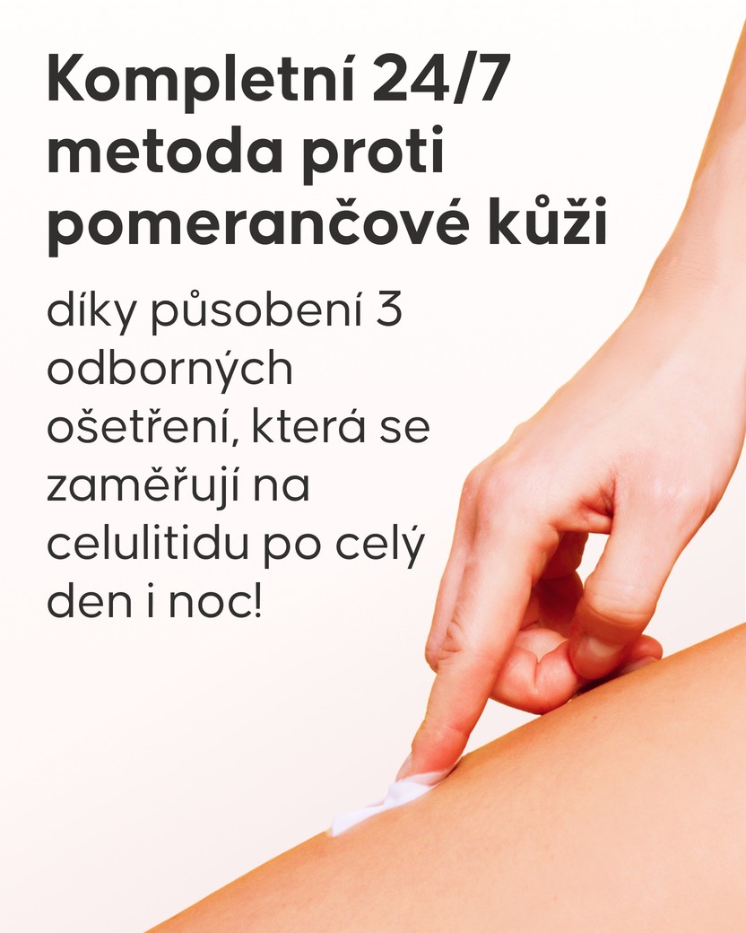 Rutina proti celulitidě Cellublue detail obsažených produktů