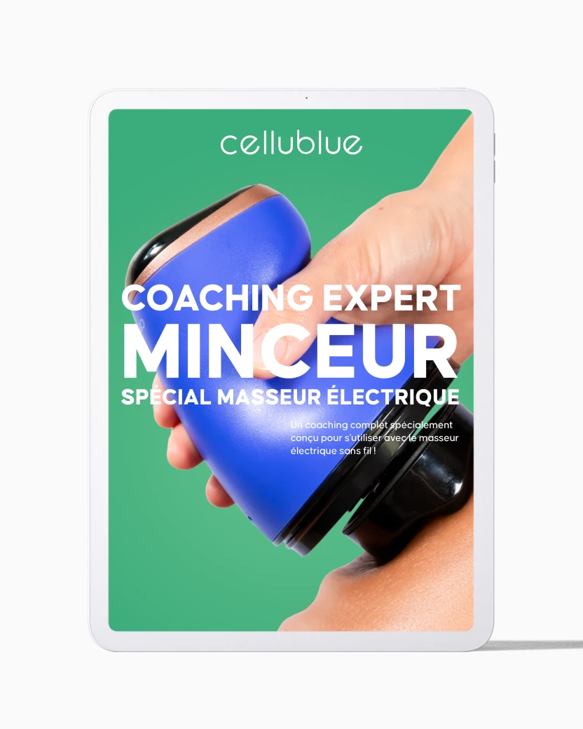 Guide coaching masseur électrique Cellublue couverture programme 21 jours