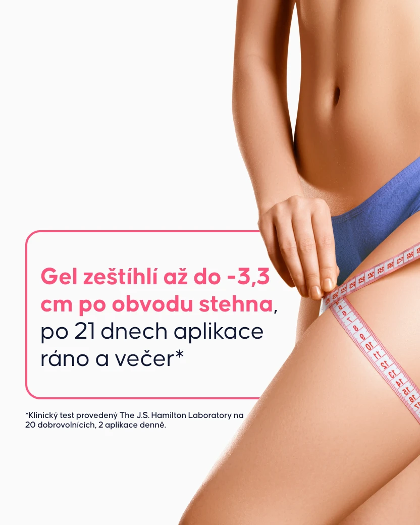 Kryo gel Cellublue na stehna detail textury gelu