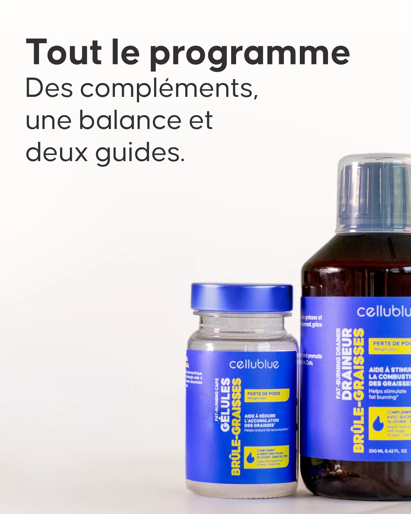 Contenu complet du Pack Maxi Perte de Poids Cellublue - 2
