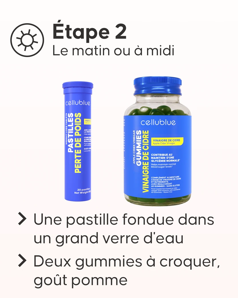 Contenu complet du Pack Maxi Perte de Poids Cellublue - 4