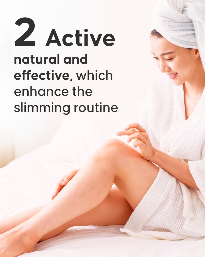 Cellublue Slimming Serum application on skin