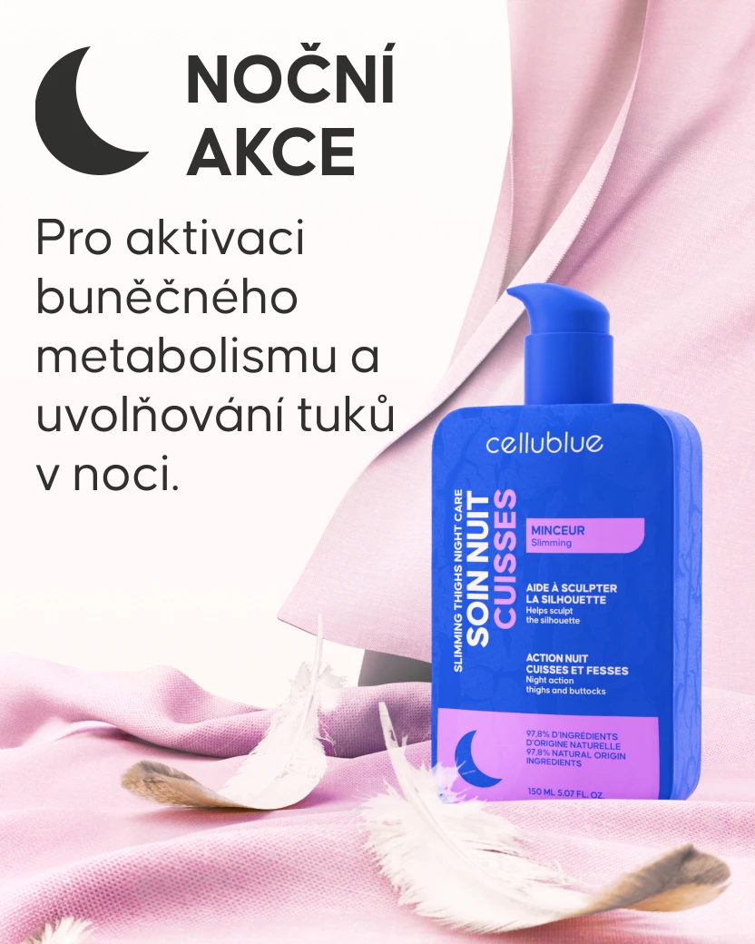 Aplikace zeštíhlovací péče na stehna krok za krokem