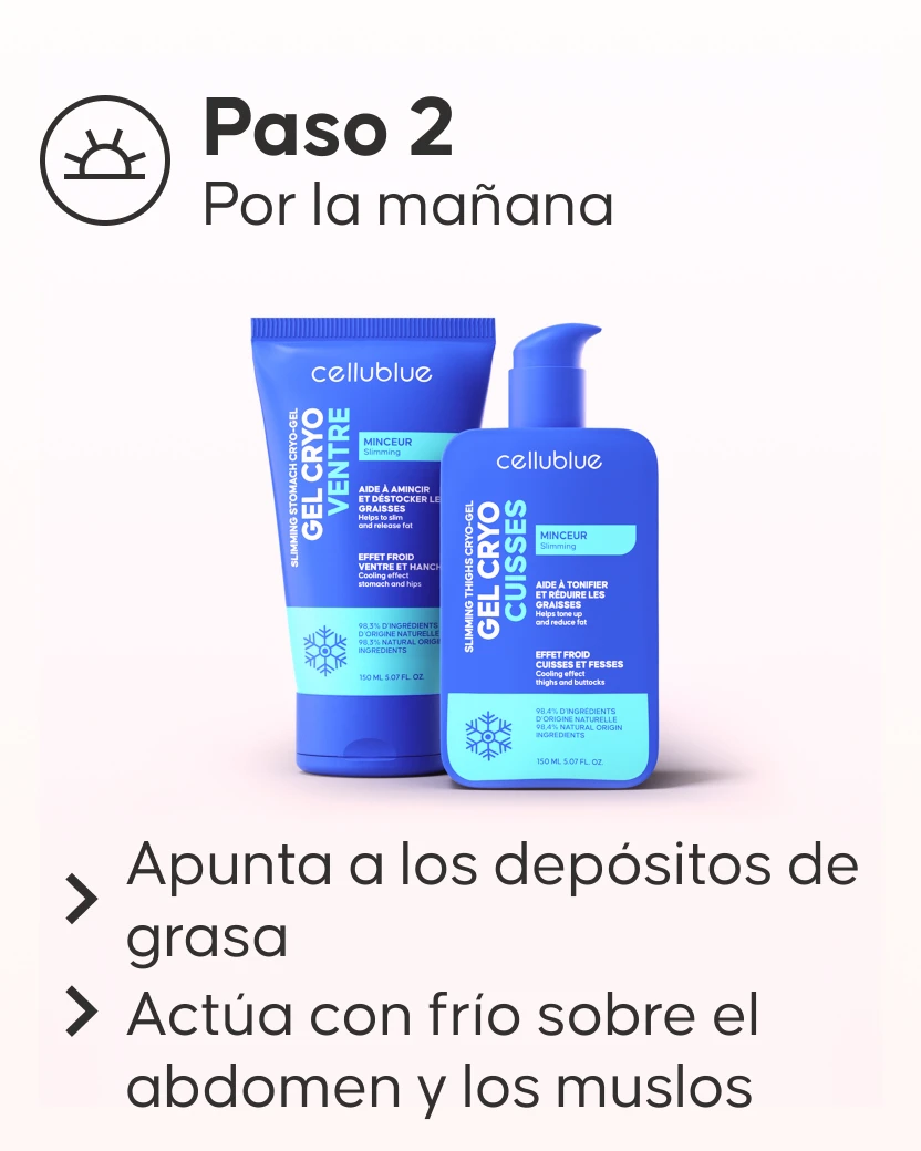 Rutina adelgazante día y noche con Pack Maxi Cellublue