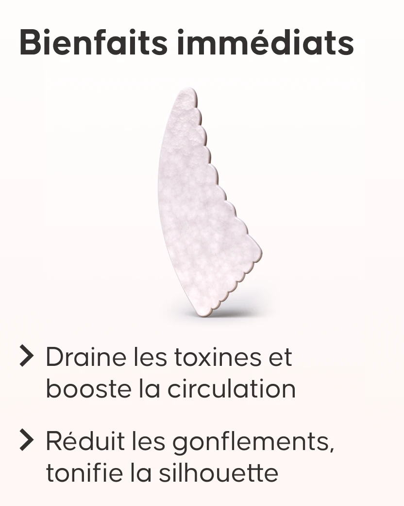 Slider résultats visibles Gua Sha corps Cellublue