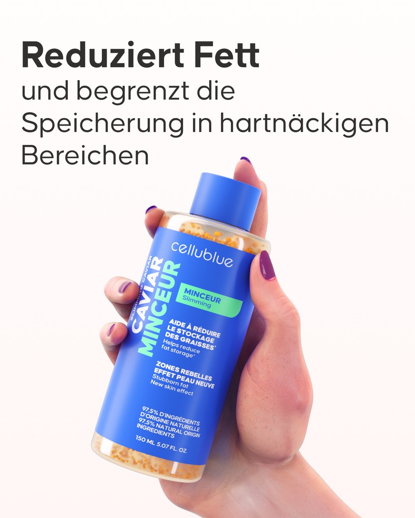 Caviar Minceur Kaviar-Textur mit Mikro-Perlen Nahaufnahme