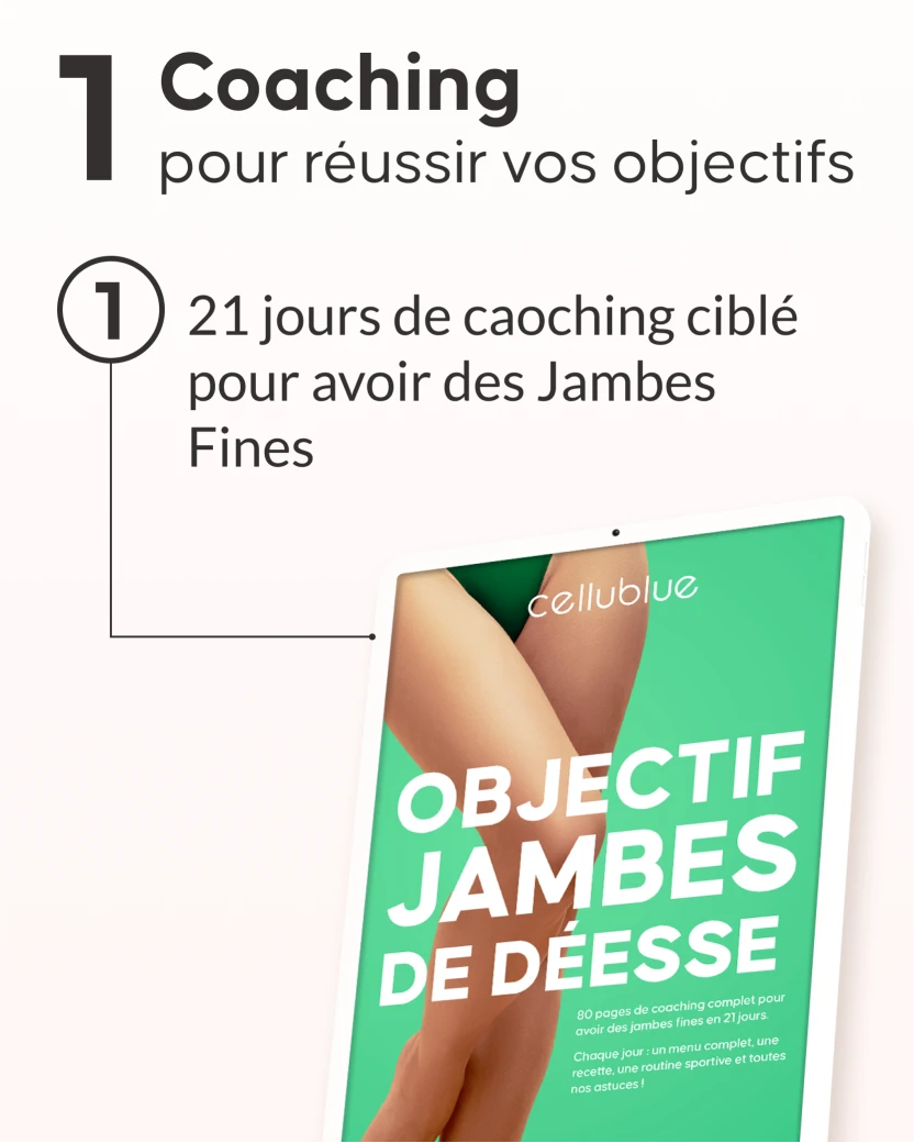 Texture du soin raffermissant Programme Cuisses Fines Cellublue