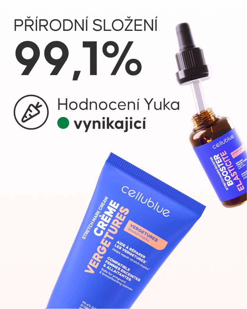 Booster elasticity Cellublue nanášení na pokožku se striemi