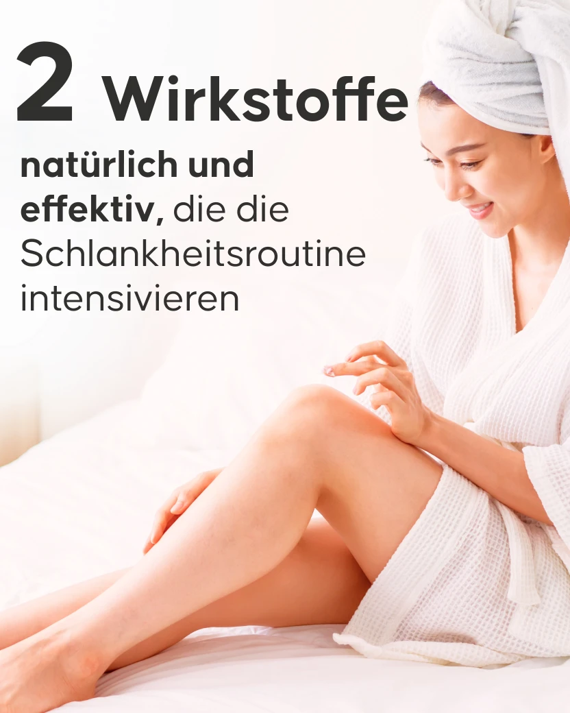 Cellublue Schlankheitsserum Anwendung auf der Haut