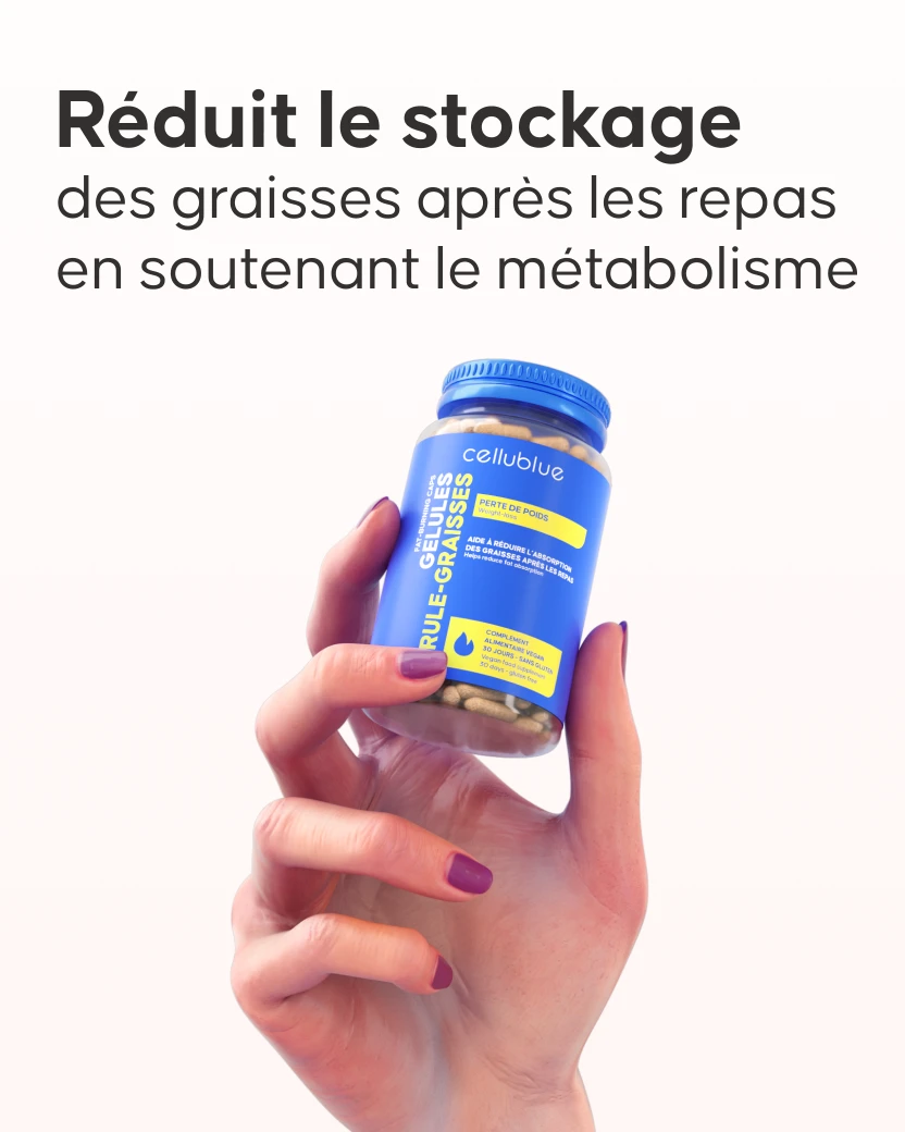 Gélules brûle-graisses Cellublue actifs naturels détox