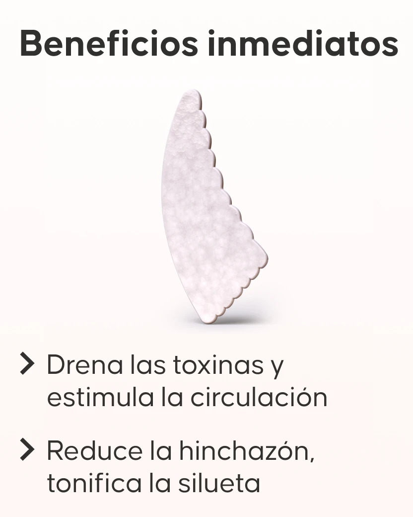 Masaje anticelulítico con Gua Sha Cellublue en el vientre
