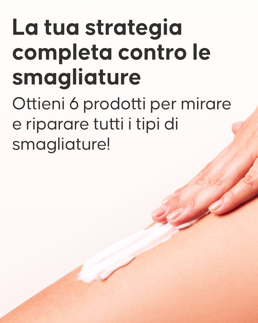 Contenuto del kit anti-smagliature Cellublue con coaching