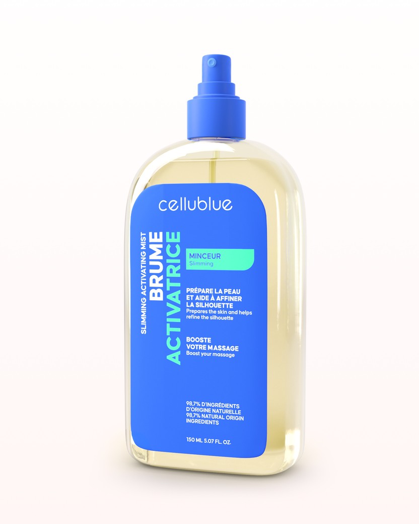 Cellublue Aktivierender Schlankheits-Spray Produktansicht Vorderseite