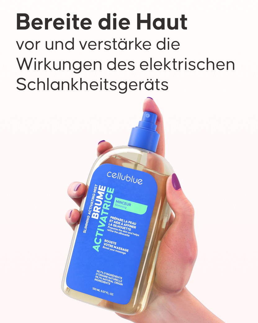 Schlankheitsbrume Cellublue Inhaltsstoffe und Wirkversprechen