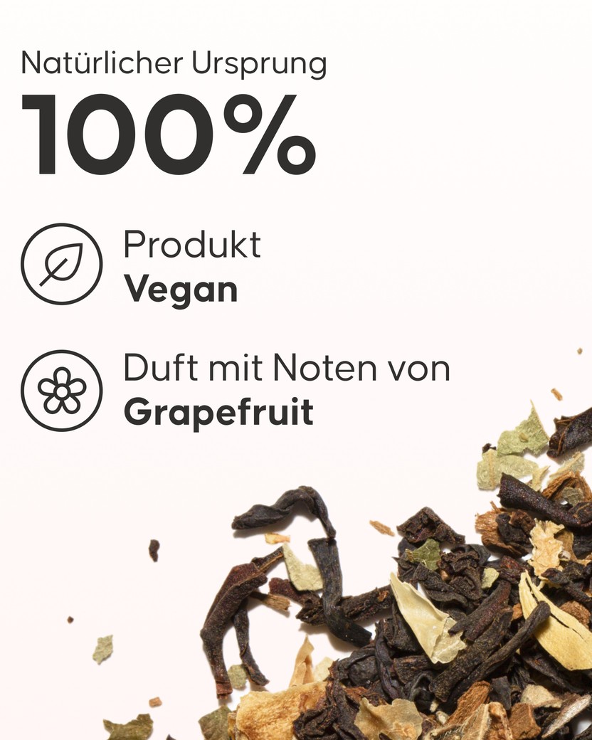 Schlankheitstee Cellublue aufgebrühte Tasse mit Kräutern