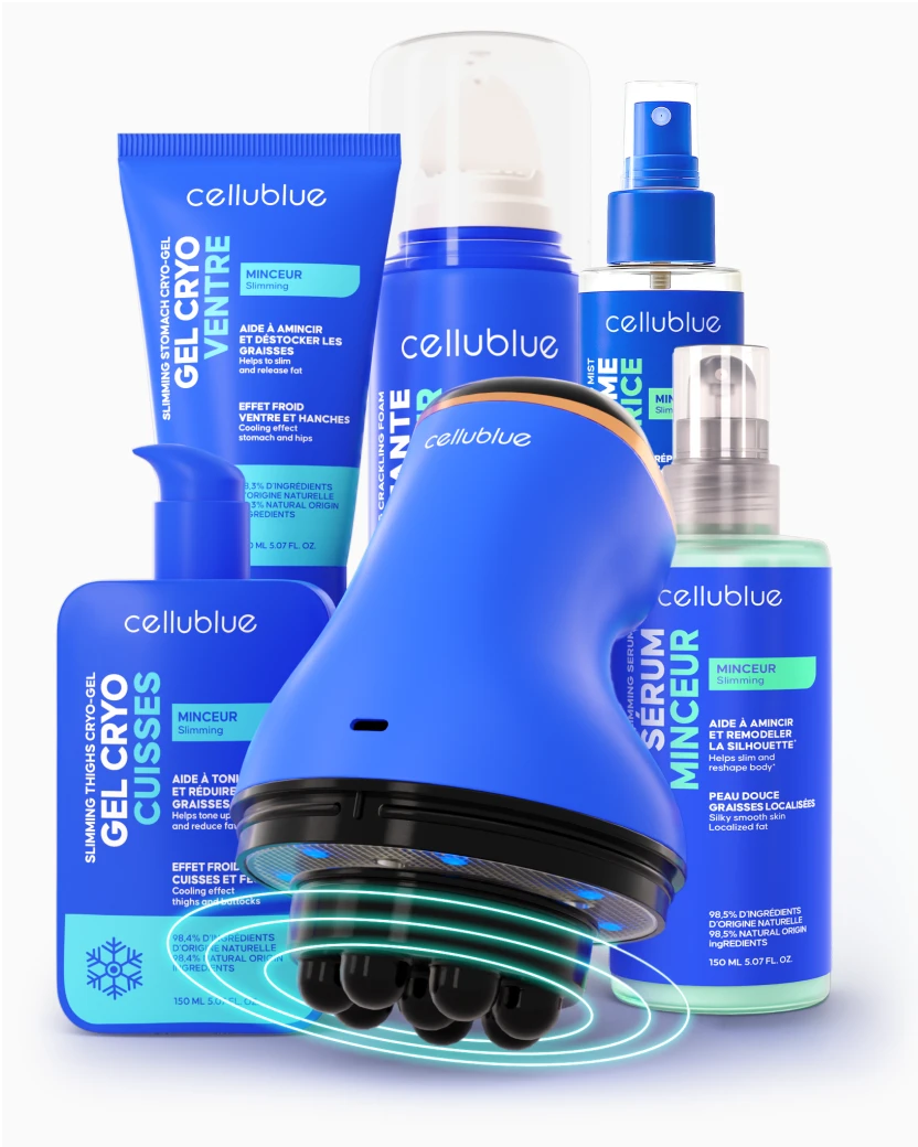 Zestaw Expert wyszczuplający Cellublue zawartość opakowania