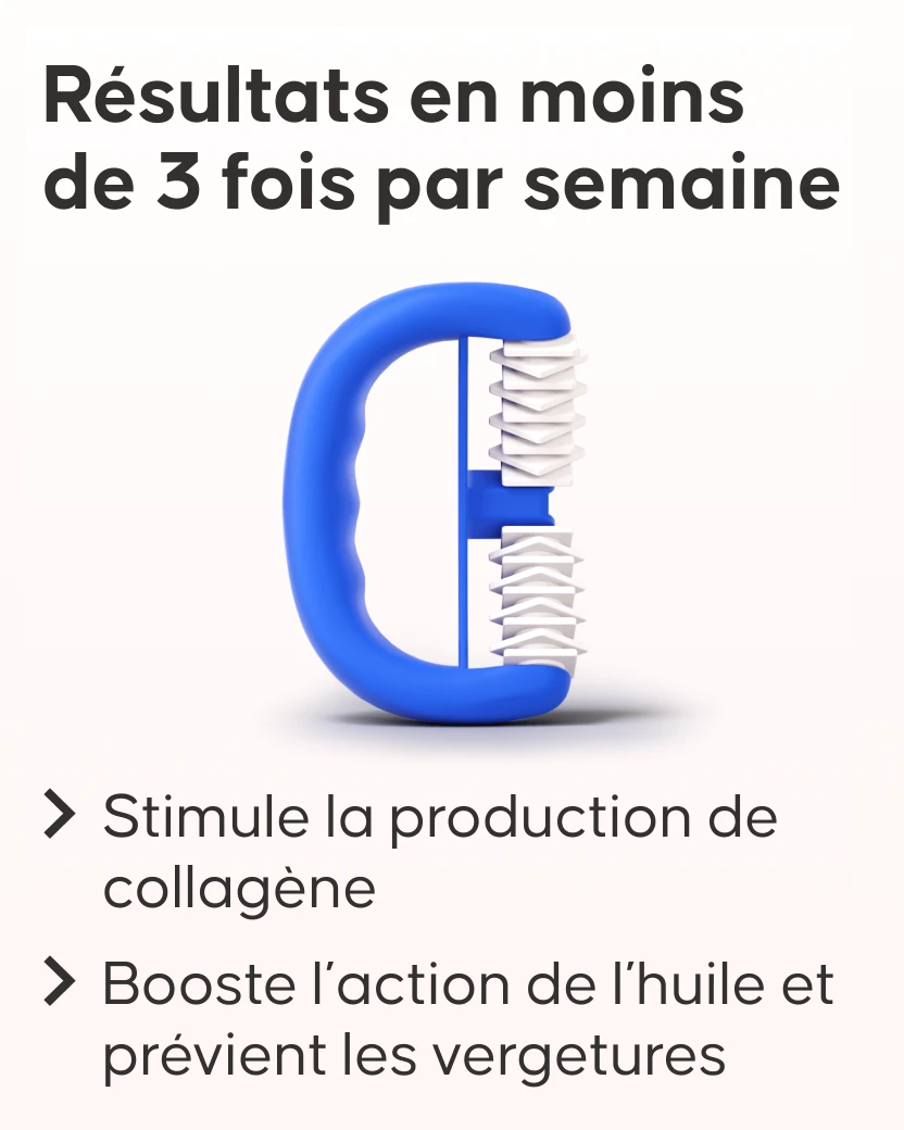 Résultats du rouleau vergetures Cellublue sur la peau