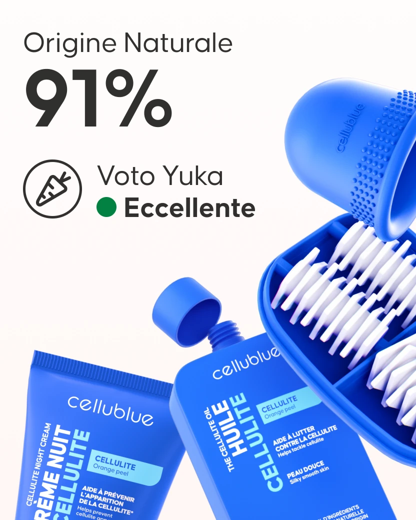 Pack Maxi Cellulite Cellublue trattamento completo in uso