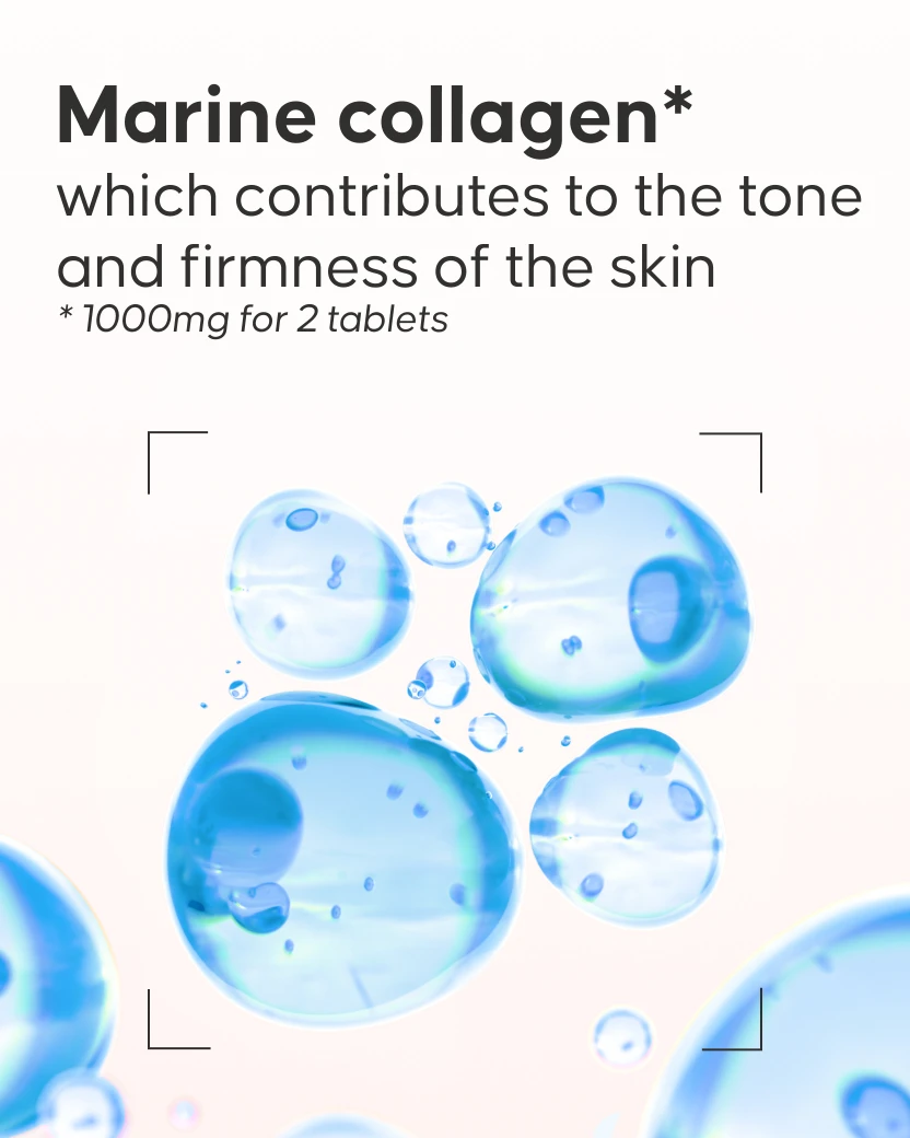 Cellublue collagen tablets key ingredients and skin benefits