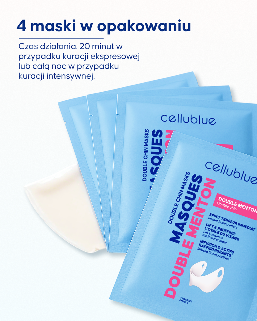 Maska liftingująca Cellublue detale materiału