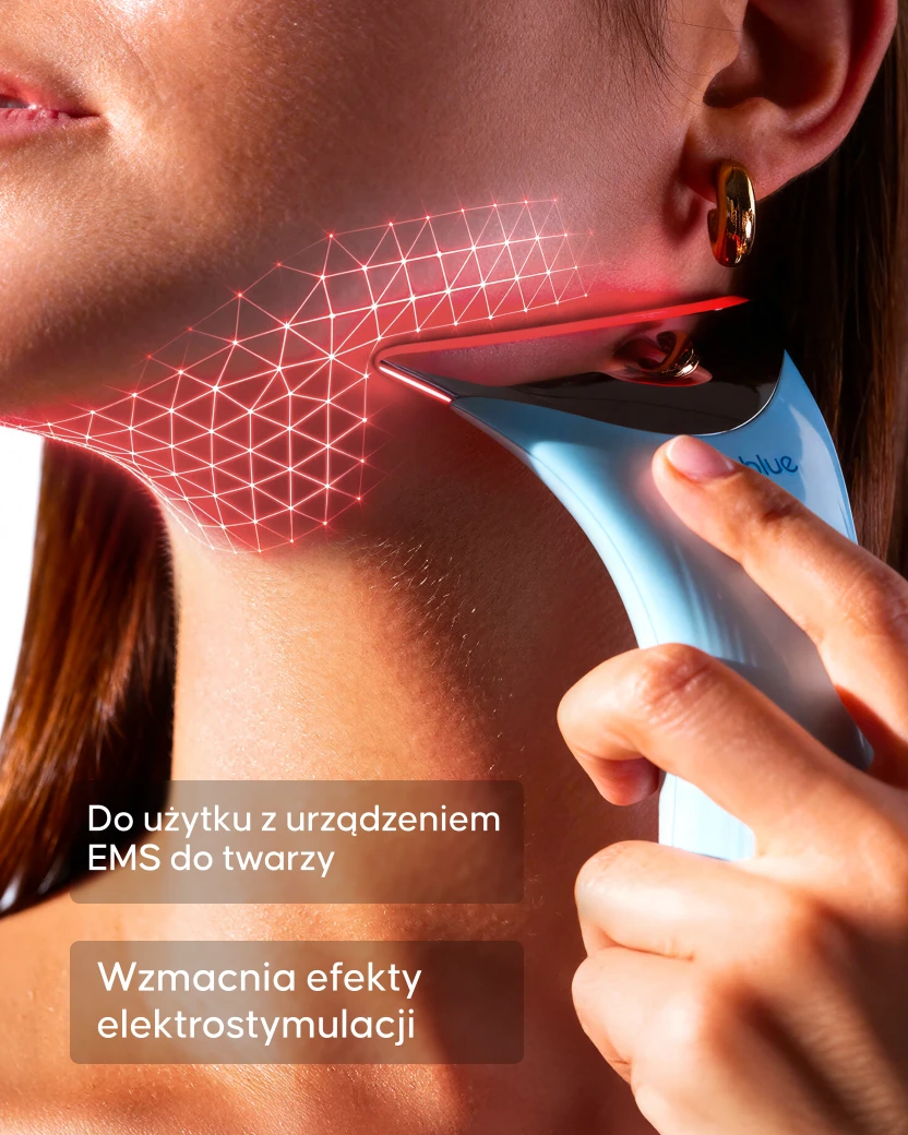 Urządzenie EMS do twarzy Cellublue z żelem przewodzącym