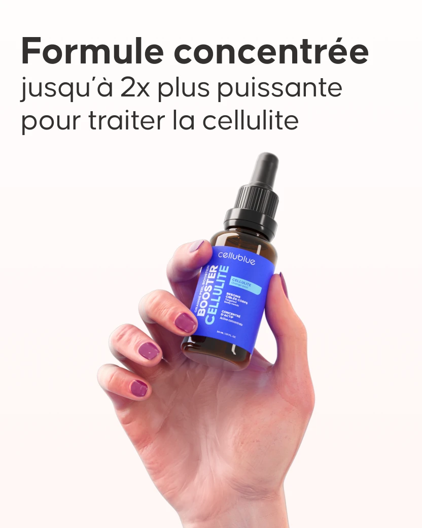 Mode emploi du Booster Concentré Anti-Cellulite Cellublue