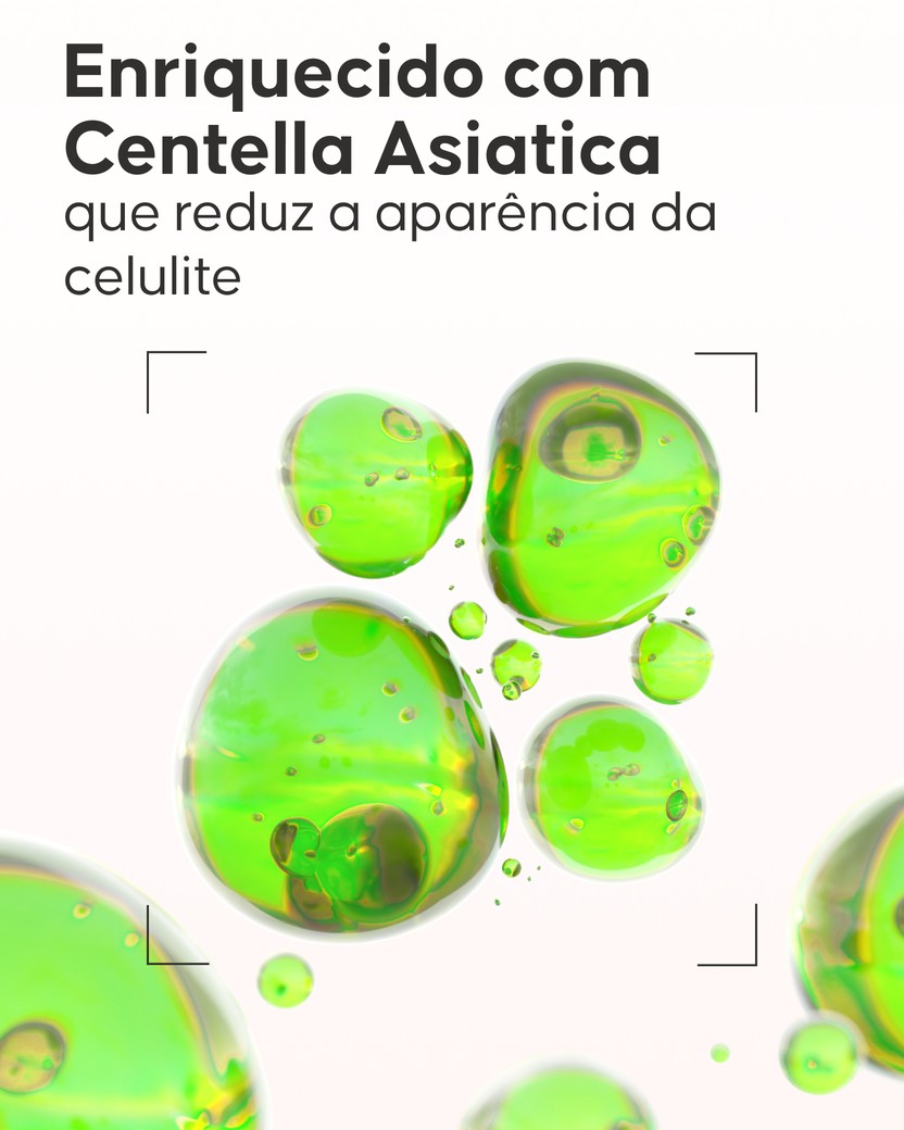 Resultados da espuma crepitante Cellublue contra celulite