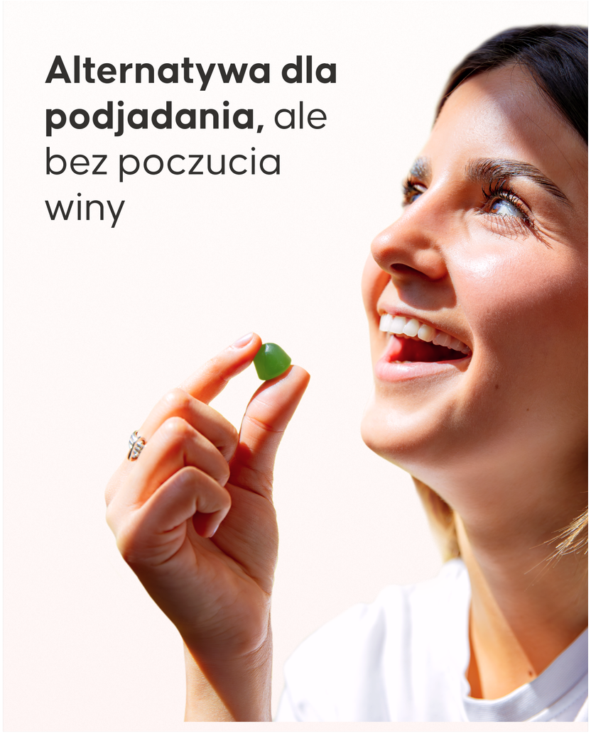 Wegańskie żelki ocet jabłkowy Cellublue kontrola apetytu