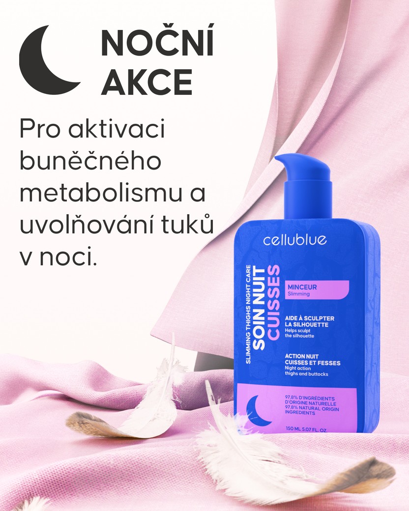 Aplikace zeštíhlovací péče na stehna krok za krokem