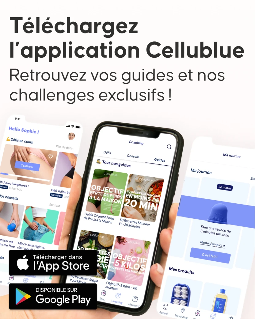 Coaching anti-vergetures Cellublue programme 12 jours