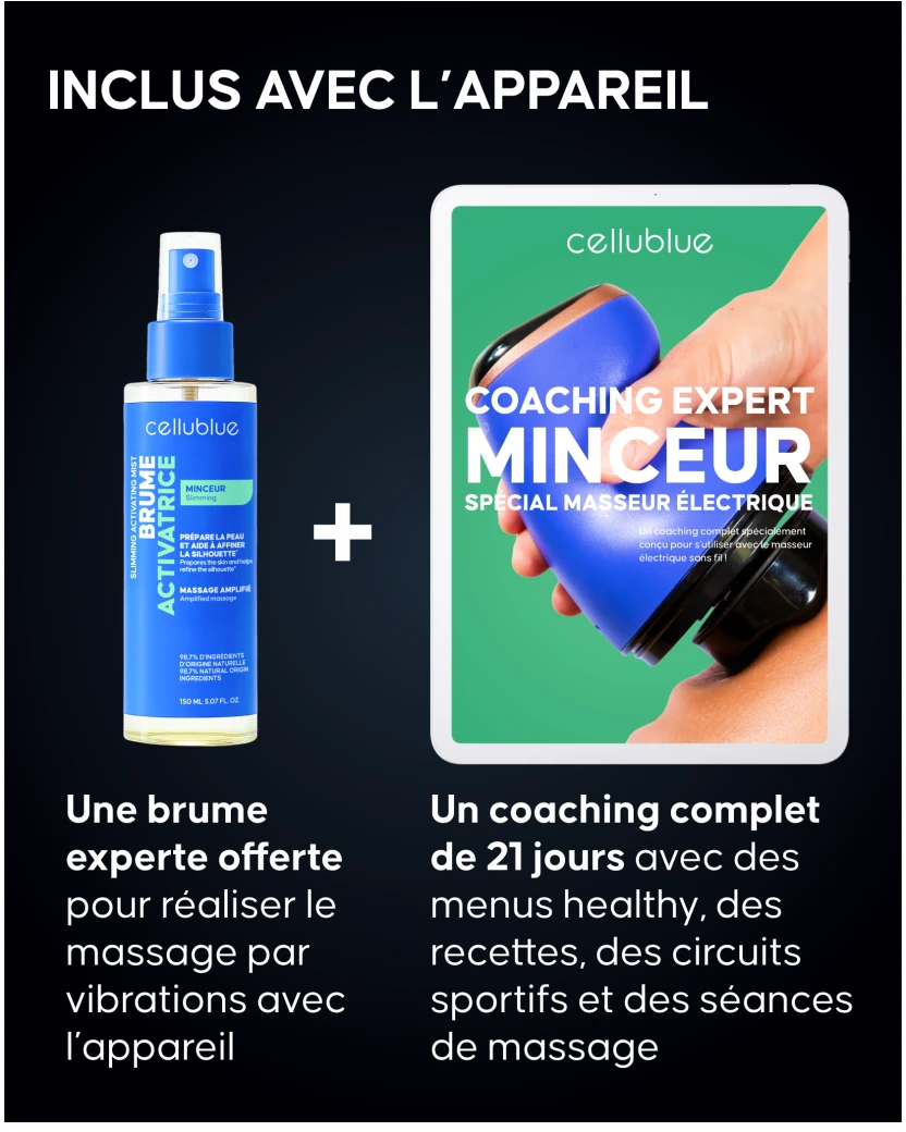 Appareil minceur Cellublue technologie vibrations en profondeur