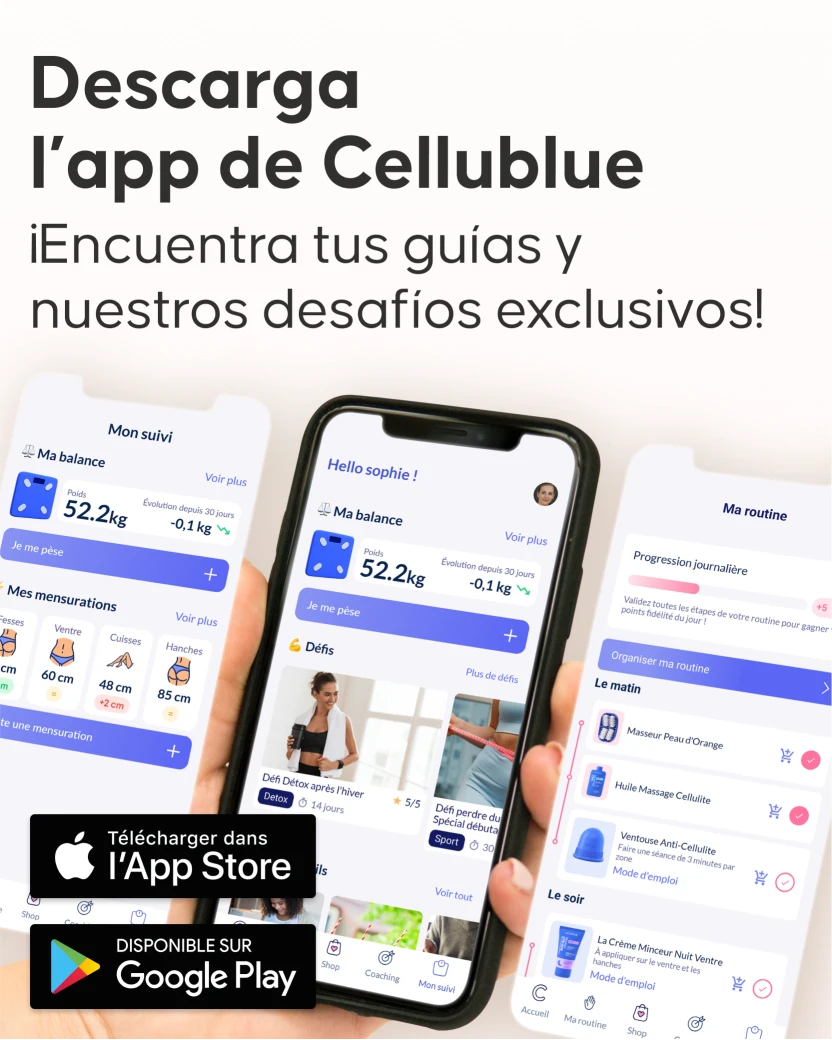 Modo de empleo del programa reparación estrías Cellublue
