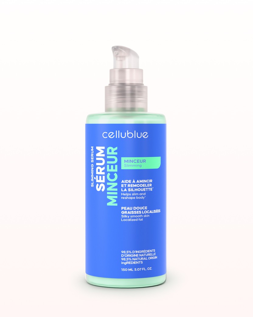 Serum wyszczuplające Cellublue widok opakowania z dozownikiem