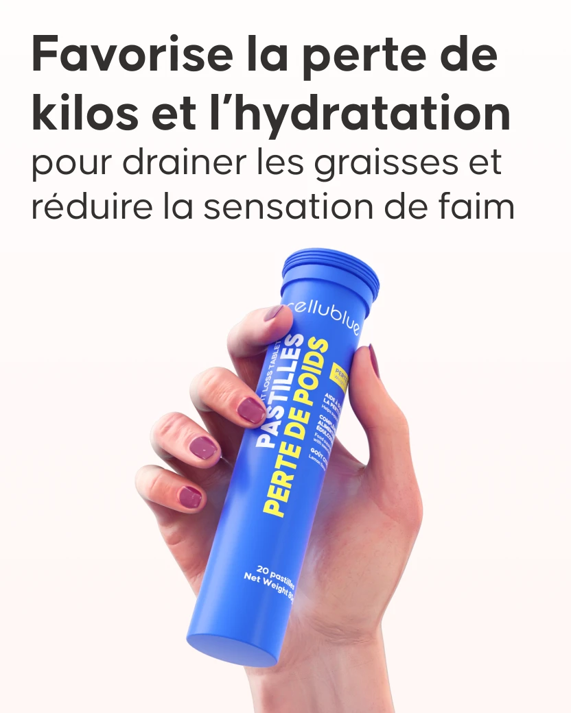 Étape 2 dissolution pastille minceur Cellublue dans l'eau