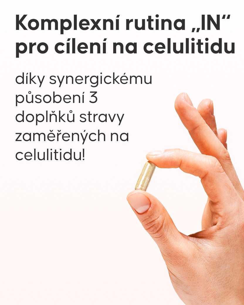 Složení kúry proti celulitidě kapsle pastilky a draineur