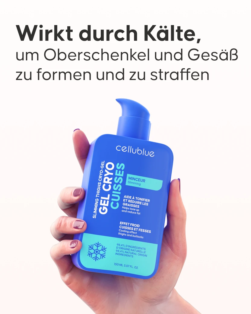 Schlankheitsgel Cryo Oberschenkel Textur und Konsistenz